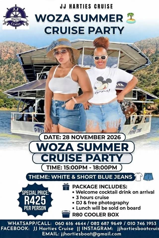 Woza Summer Cruise Party